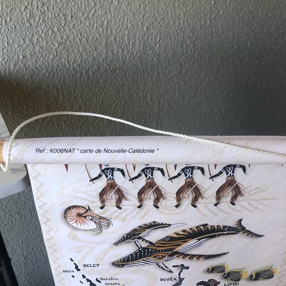 Polynesian Wall Hanging/Scroll French Polynesian - Picture 3 of 7